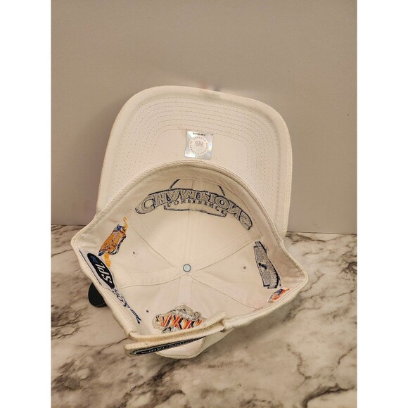 New York Giants XXXV Conference Champions Strap Back Cap Hat White - Picture 7 of 7